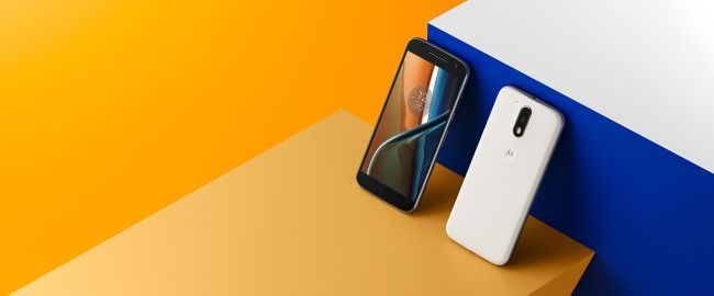 Motorola Moto G4 negro y blanco