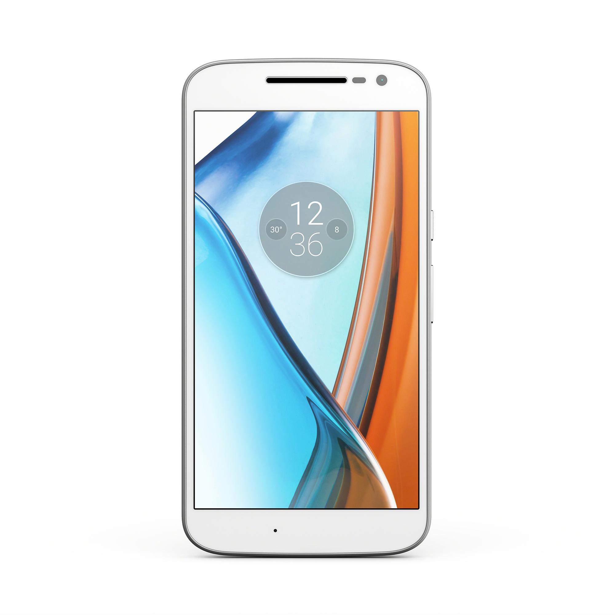 Motorola Moto G4 blanco frontal