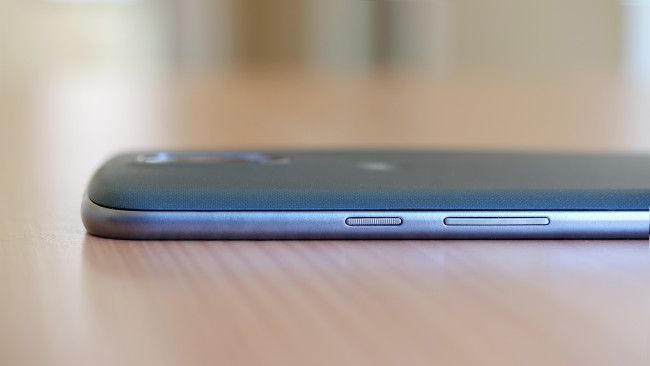 Lateral del Motorola Moto G4 Plus
