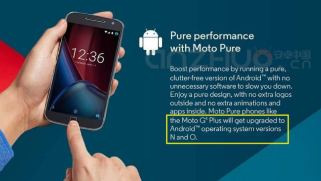 Moto G4 Android O