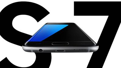Samsung Galaxy S7 tumbado