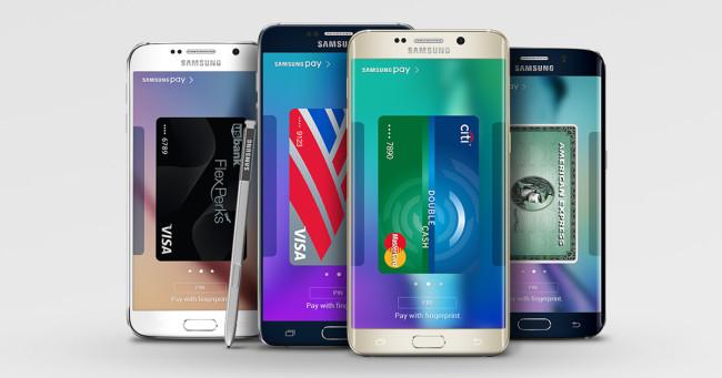 Smartphones Samsung con la app