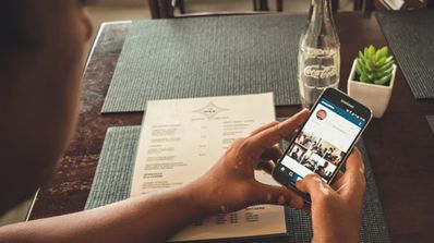Gestion de redes sociales en un Samsung Galaxy
