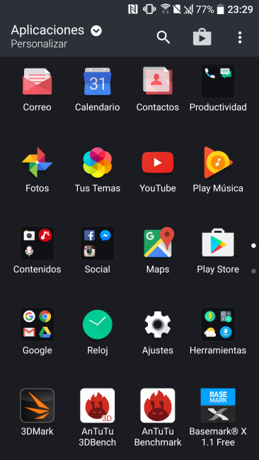 Aplicaciones del HTC 10