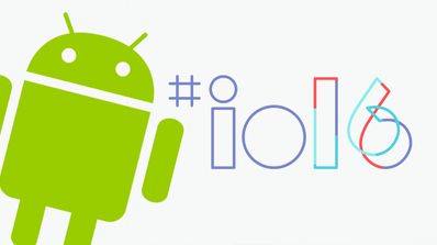 google iO logo con android