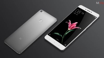 Frontal y panel trasero del Mi Max