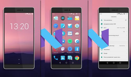 Tema Android N para smartphones Huawei