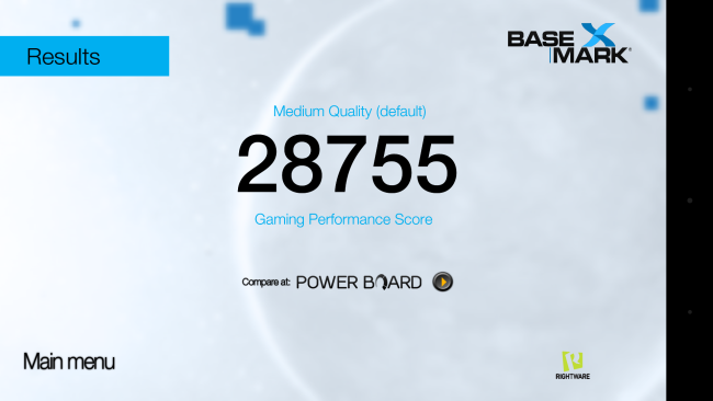 Resultado en Bssemark del Huawei P9 Plus