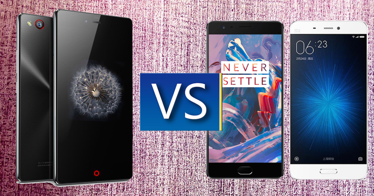 Nubia Z11 vs Xiaomi Mi5 vs OnePlus 3