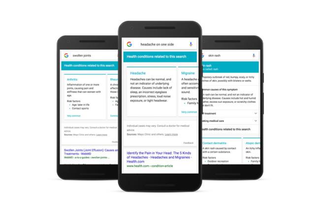 El buscador de Google mejora los resultados de consultas médicas