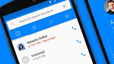 Interfaz del dialer telefonico de Android Stock