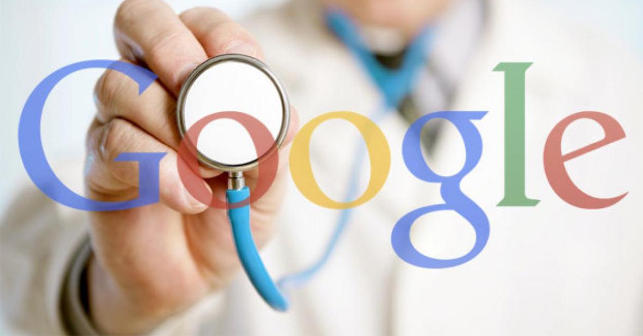 Logo de Google y medicina