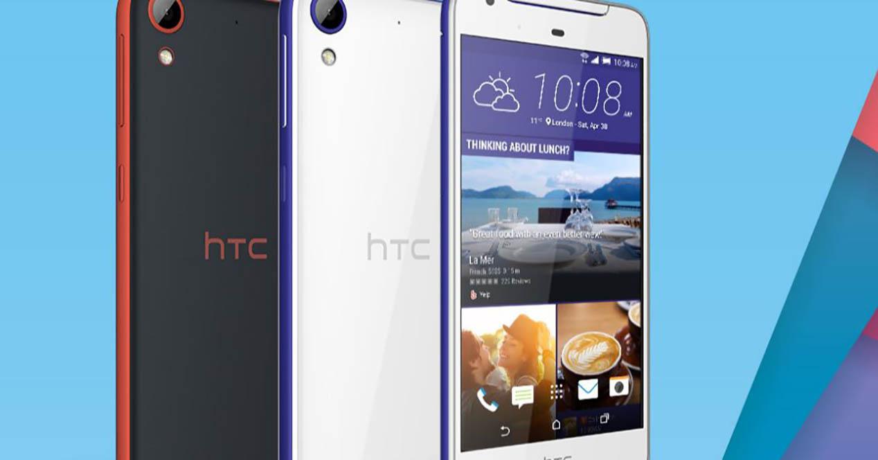 HTC Desire 628 en distintos colores