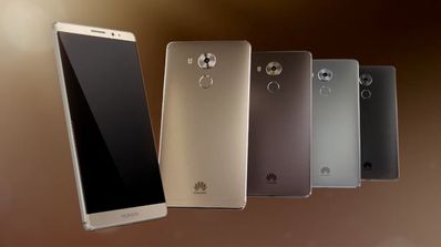 Paleta de colores disponibles para el Huawei Mate 8