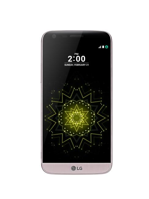 LG G5 color rosa frontal