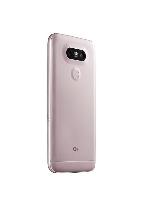 LG G5 color rosa trasera ladeado