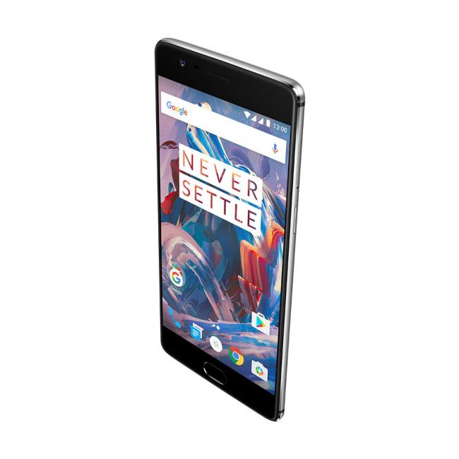 OnePlus 3 con pantalla encendida