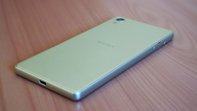 Esquinas del Sony Xperia X