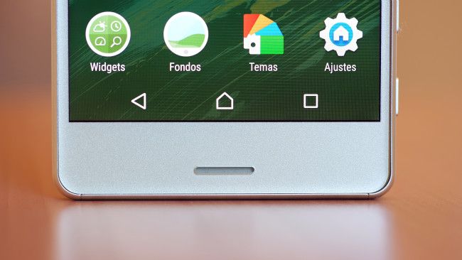 Altavoz frontal del Sony Xperia X