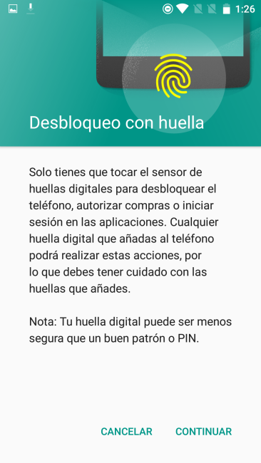 Uso de huella digital en el OnePlus 3