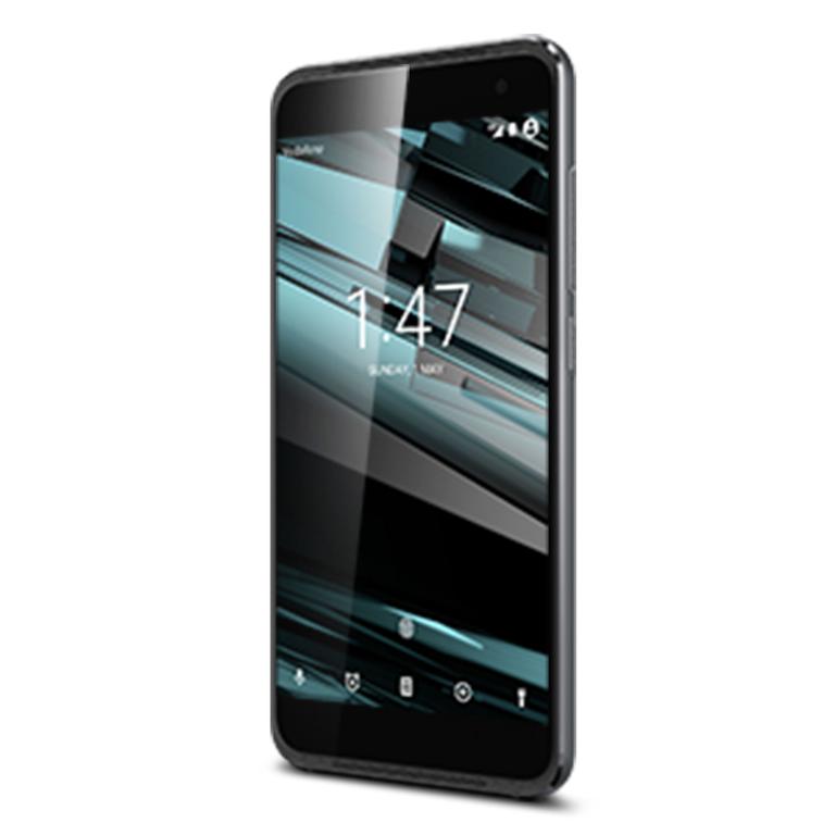 Vodafone Smart Platinum 7 vista letral color negro