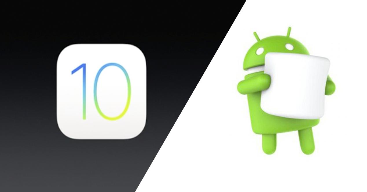 ios 10 vs android 6