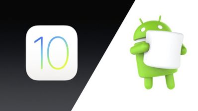 ios 10 vs android 6