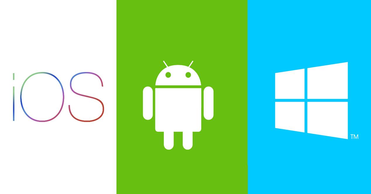 ios android y windows phone