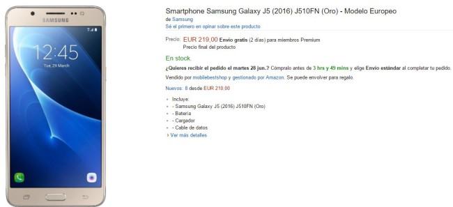 Samsung Galaxy J5 Amazon