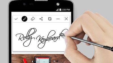 lg stylus 2 plus escritura