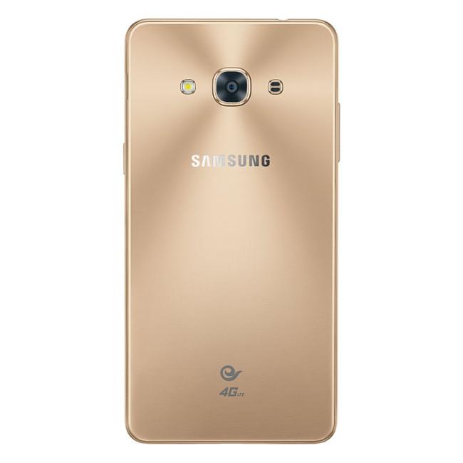 Samsung Galaxy J3 Pro dorado trasera