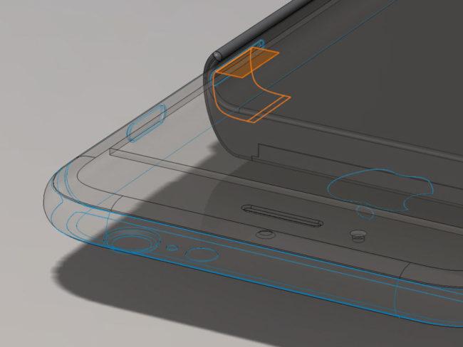 prototipo de carcasa para iPhone