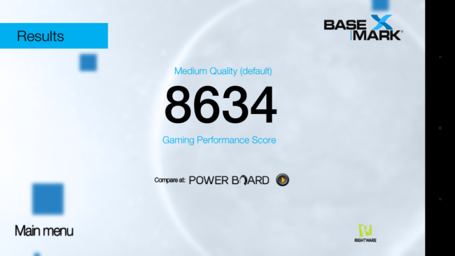 Resultado en Basemark del TP-Link Neffos C5 Max
