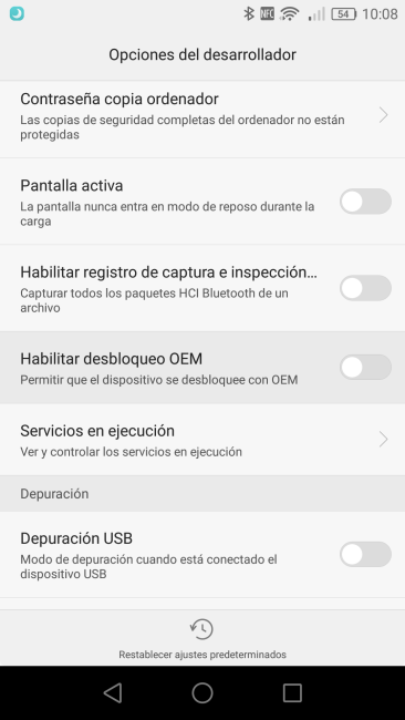 Desbloqueo OEM Huawei GX8