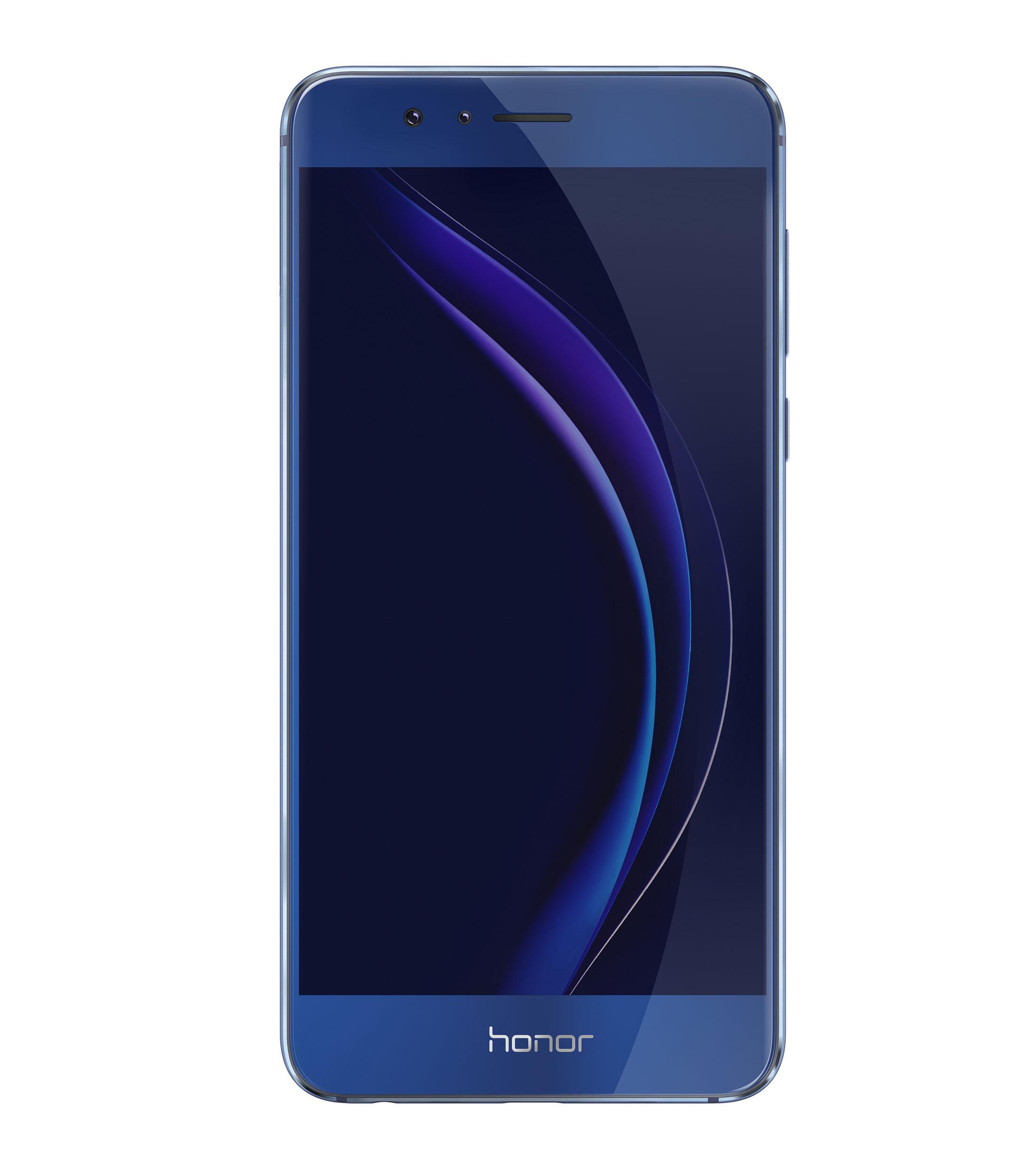 Honor 8 azul vista frontal