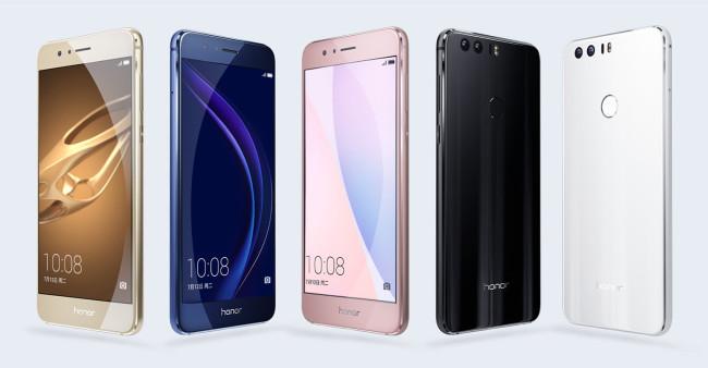 Colores disponibles para el Huawei Honor 8