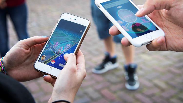 Pokémon GO ejecutándose en un smartphone