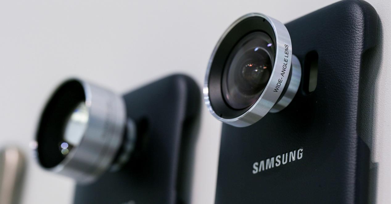 Accesorio para el Samsung Galaxy S7 en forma de lente con Zoom
