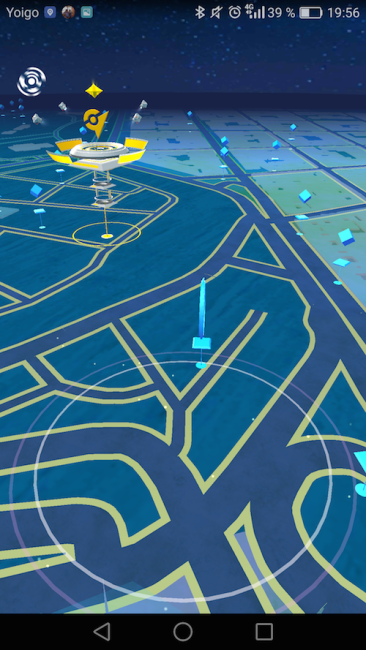 Captura Pokémon GO mapa