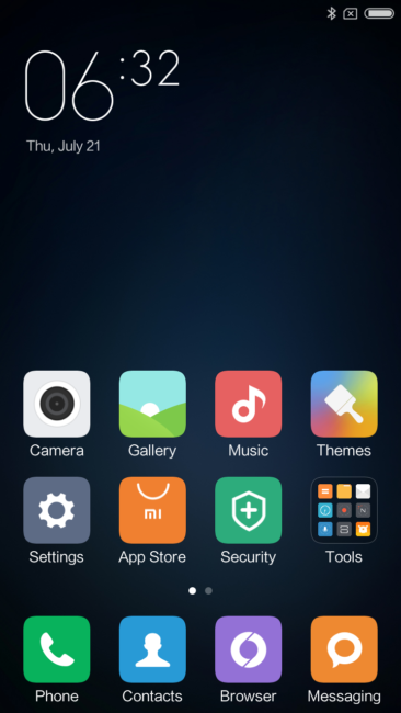 Escritorio del Xiaomi 3S