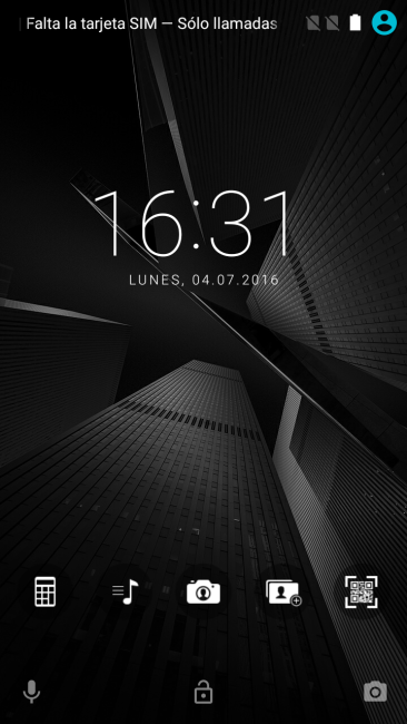 Patalla de bloqueo Alcatel POP 4 Plus