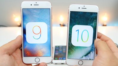 iOS 10 frente a iOS 9.3.2
