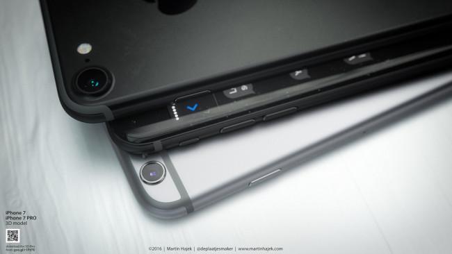 iPhone 7 negro y plateado cámaras
