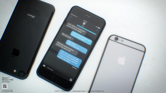iPhone 7 negro y plateado