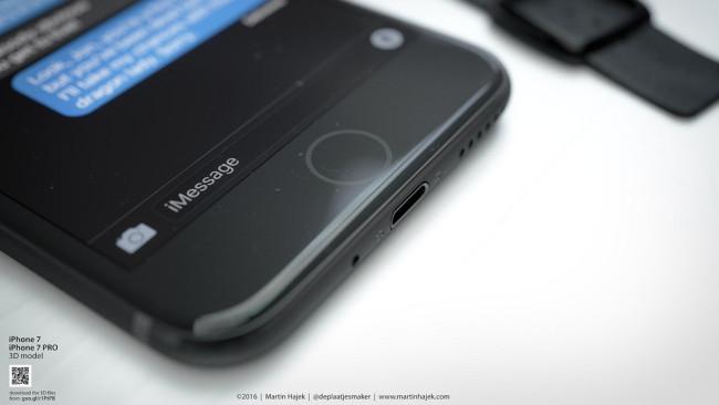 iPhone 7 negro boton home capacitivo