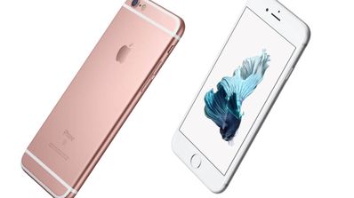 iphone 6s blanco y rosa