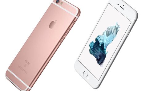 iphone 6s blanco y rosa