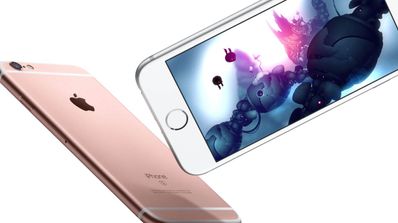 iphone 6s rosa y blanco