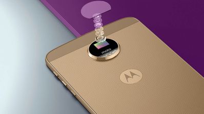 moto z dorado