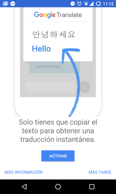 traductor de google traduccion en un solo toque